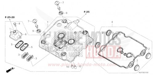 COUVERCLE DE CULASSE CL500AS de 2025